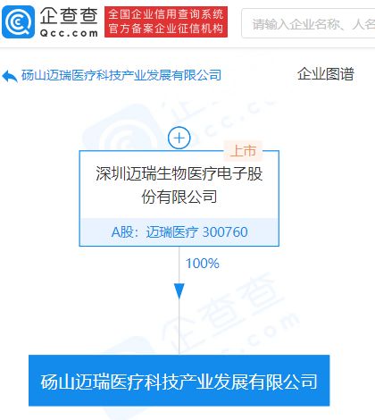 邁瑞醫(yī)療布局軟件新賽道 4億元成立科技產(chǎn)業(yè)發(fā)展公司，專注軟件開發(fā)與銷售